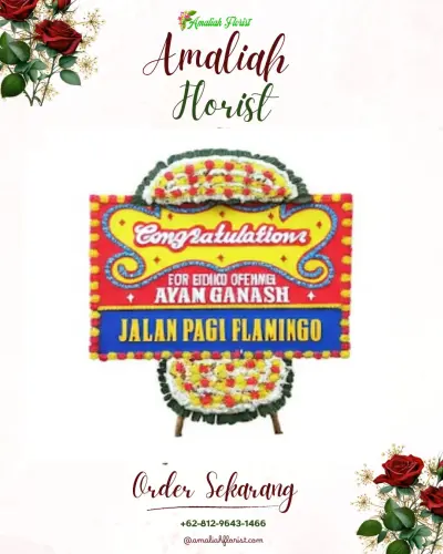 Bunga Papan Congratulation di Palbapang